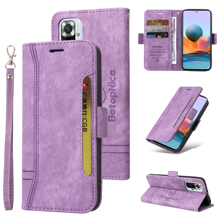 BETOPNICE Custodia per telefono in pelle con fibbia a doppio lato, For Xiaomi Redmi Note 10 Pro, For Xiaomi Redmi Note 11 4G, For Xiaomi Redmi Note 11 Pro 5G / 4G, For Xiaomi Redmi 9A