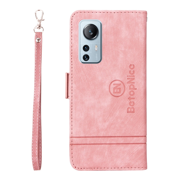 BETOPNICE Custodia per telefono in pelle con fibbia a doppio lato, For Xiaomi 12 Lite, For Xiaomi 12, For Xiaomi 12 Pro, For Xiaomi Poco M3 / Redmi 9T