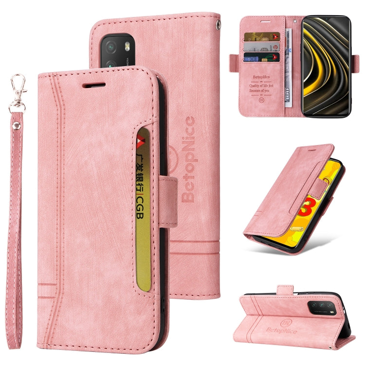 BETOPNICE Custodia per telefono in pelle con fibbia a doppio lato, For Xiaomi 12 Lite, For Xiaomi 12, For Xiaomi 12 Pro, For Xiaomi Poco M3 / Redmi 9T