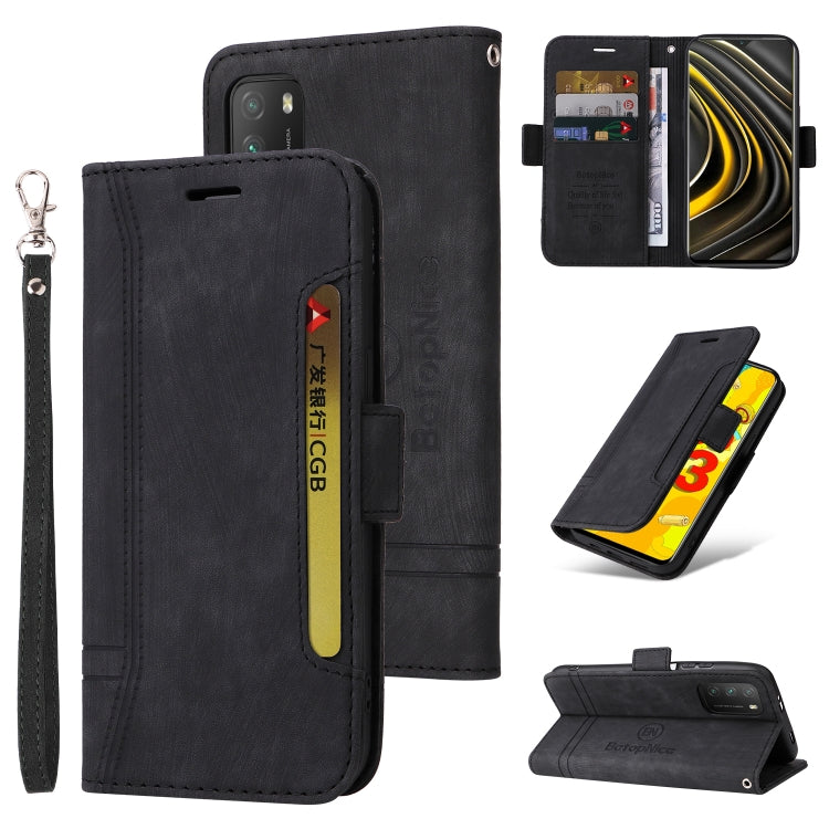 BETOPNICE Custodia per telefono in pelle con fibbia a doppio lato, For Xiaomi 12 Lite, For Xiaomi 12, For Xiaomi 12 Pro, For Xiaomi Poco M3 / Redmi 9T