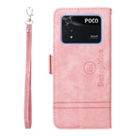 BETOPNICE Custodia per telefono in pelle con fibbia a doppio lato, For Xiaomi Poco M4 Pro 4G, For Xiaomi Poco X3 NFC, For Xiaomi Poco X4 Pro 5G