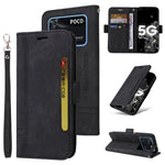 BETOPNICE Custodia per telefono in pelle con fibbia a doppio lato, For Xiaomi Poco M4 Pro 4G, For Xiaomi Poco X3 NFC, For Xiaomi Poco X4 Pro 5G