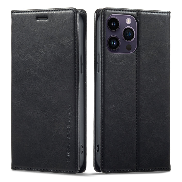 Custodia per telefono in pelle antifurto LC.IMEEKE RFID, For iPhone 14 Pro, For iPhone 14 Pro Max, For iPhone 12 Pro/12, For iPhone 12 Pro Max, For Samsung Galaxy A53 5G