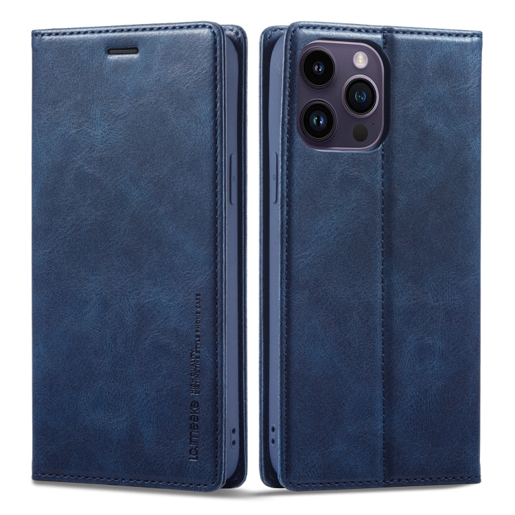 Custodia per telefono in pelle antifurto LC.IMEEKE RFID, For iPhone 14 Pro, For iPhone 14 Pro Max, For iPhone 12 Pro/12, For iPhone 12 Pro Max, For Samsung Galaxy A53 5G