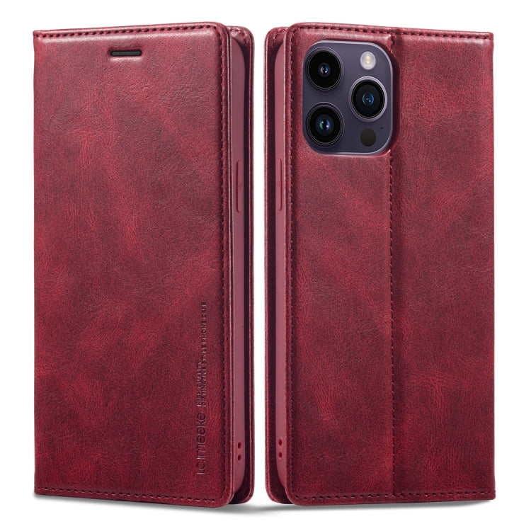 Custodia per telefono in pelle antifurto LC.IMEEKE RFID, For iPhone 14 Pro, For iPhone 14 Pro Max, For iPhone 12 Pro/12, For iPhone 12 Pro Max, For Samsung Galaxy A53 5G