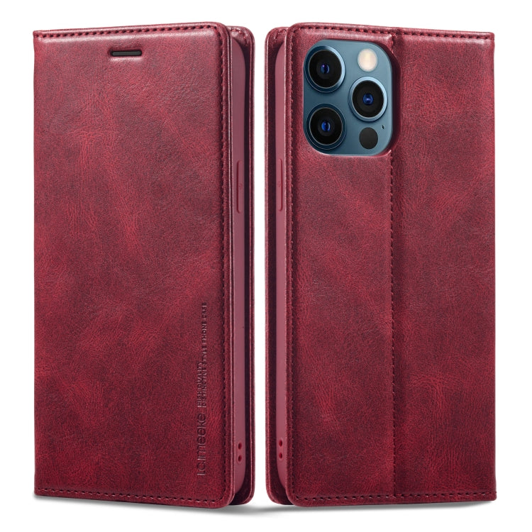 Custodia per telefono in pelle antifurto LC.IMEEKE RFID, For iPhone 14 Pro, For iPhone 14 Pro Max, For iPhone 12 Pro/12, For iPhone 12 Pro Max, For Samsung Galaxy A53 5G