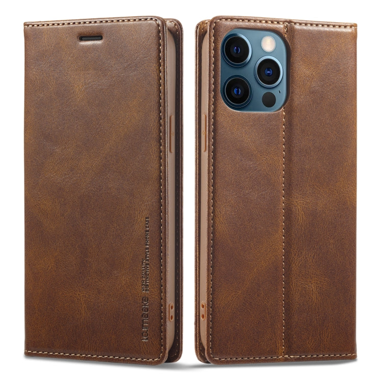 Custodia per telefono in pelle antifurto LC.IMEEKE RFID, For iPhone 14 Pro, For iPhone 14 Pro Max, For iPhone 12 Pro/12, For iPhone 12 Pro Max, For Samsung Galaxy A53 5G