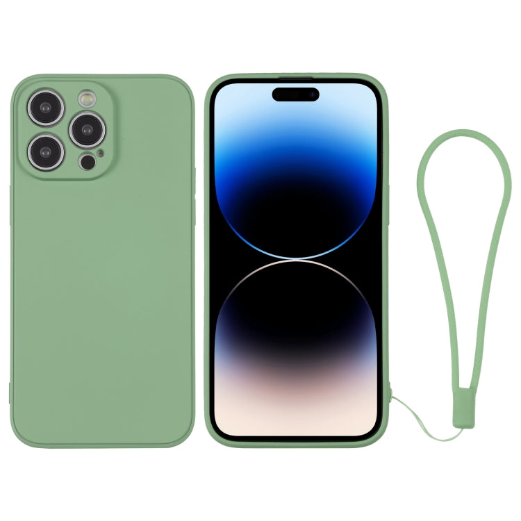 Custodia per telefono in silicone con cinturino da polso, For iPhone 14 Pro, For iPhone 14 Pro Max