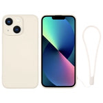 Custodia per telefono in silicone con cinturino da polso, For iPhone 13 mini, For iPhone 13