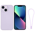 Custodia per telefono in silicone con cinturino da polso, For iPhone 13 mini, For iPhone 13