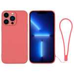Custodia per telefono in silicone con cinturino da polso, For iPhone 13 Pro, For iPhone 13 Pro Max