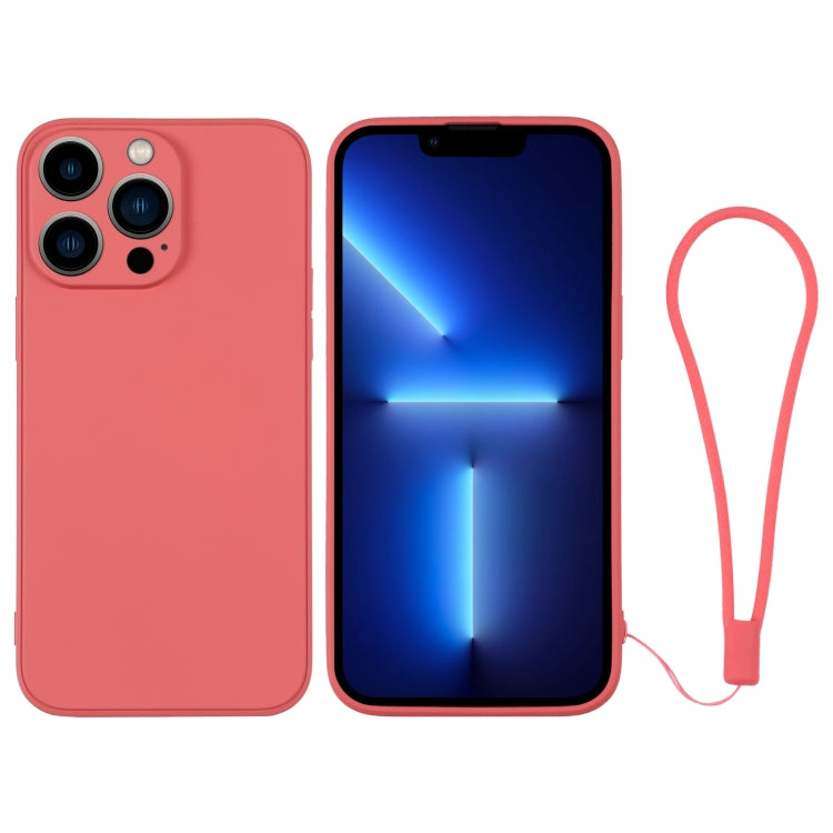 Custodia per telefono in silicone con cinturino da polso, For iPhone 13 Pro, For iPhone 13 Pro Max