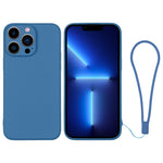 Custodia per telefono in silicone con cinturino da polso, For iPhone 13 Pro, For iPhone 13 Pro Max