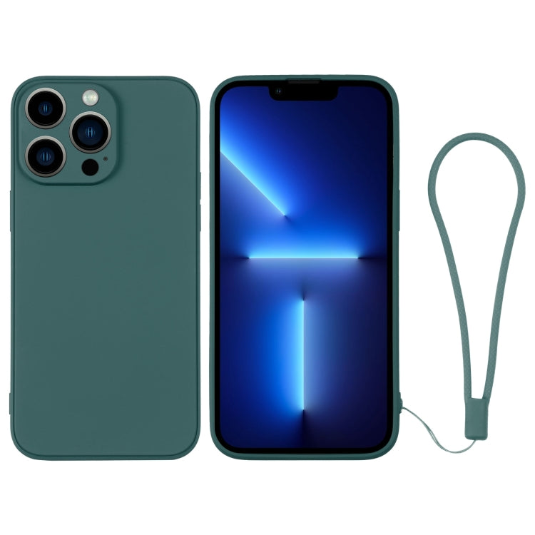 Custodia per telefono in silicone con cinturino da polso, For iPhone 13 Pro, For iPhone 13 Pro Max