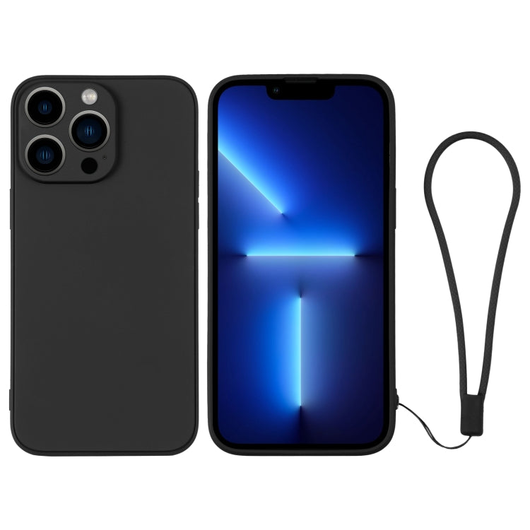 Custodia per telefono in silicone con cinturino da polso, For iPhone 13 Pro, For iPhone 13 Pro Max