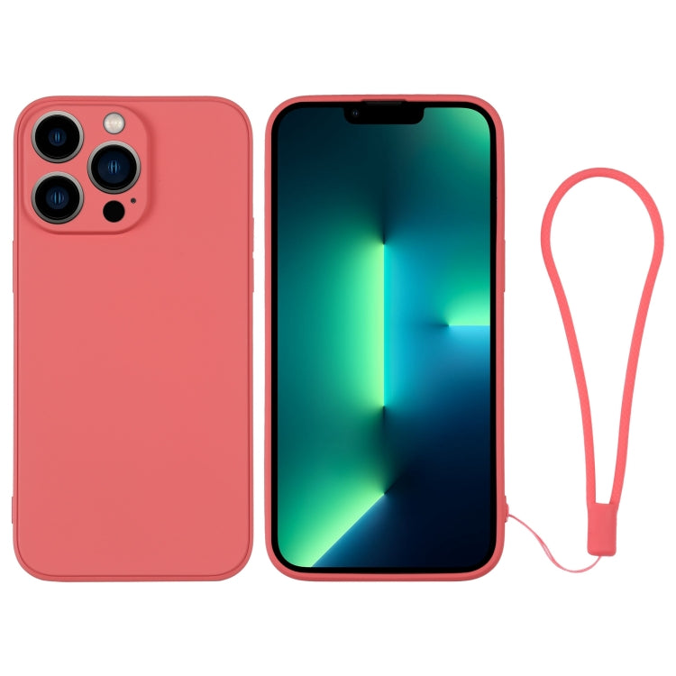Custodia per telefono in silicone con cinturino da polso, For iPhone 13 Pro, For iPhone 13 Pro Max