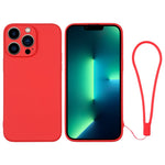 Custodia per telefono in silicone con cinturino da polso, For iPhone 13 Pro, For iPhone 13 Pro Max