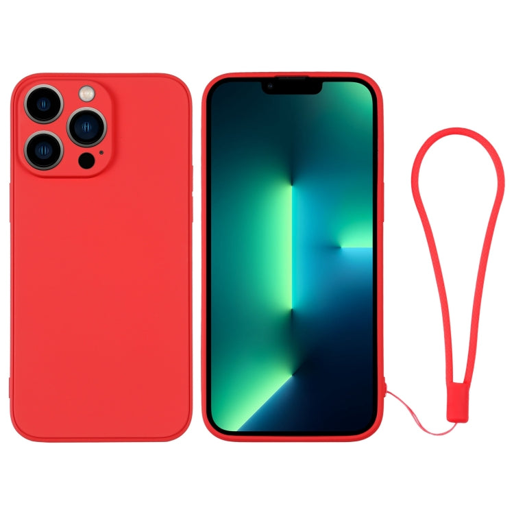 Custodia per telefono in silicone con cinturino da polso, For iPhone 13 Pro, For iPhone 13 Pro Max