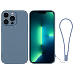Custodia per telefono in silicone con cinturino da polso, For iPhone 13 Pro, For iPhone 13 Pro Max