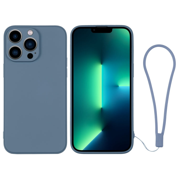 Custodia per telefono in silicone con cinturino da polso, For iPhone 13 Pro, For iPhone 13 Pro Max