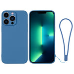 Custodia per telefono in silicone con cinturino da polso, For iPhone 13 Pro, For iPhone 13 Pro Max
