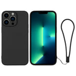 Custodia per telefono in silicone con cinturino da polso, For iPhone 13 Pro, For iPhone 13 Pro Max