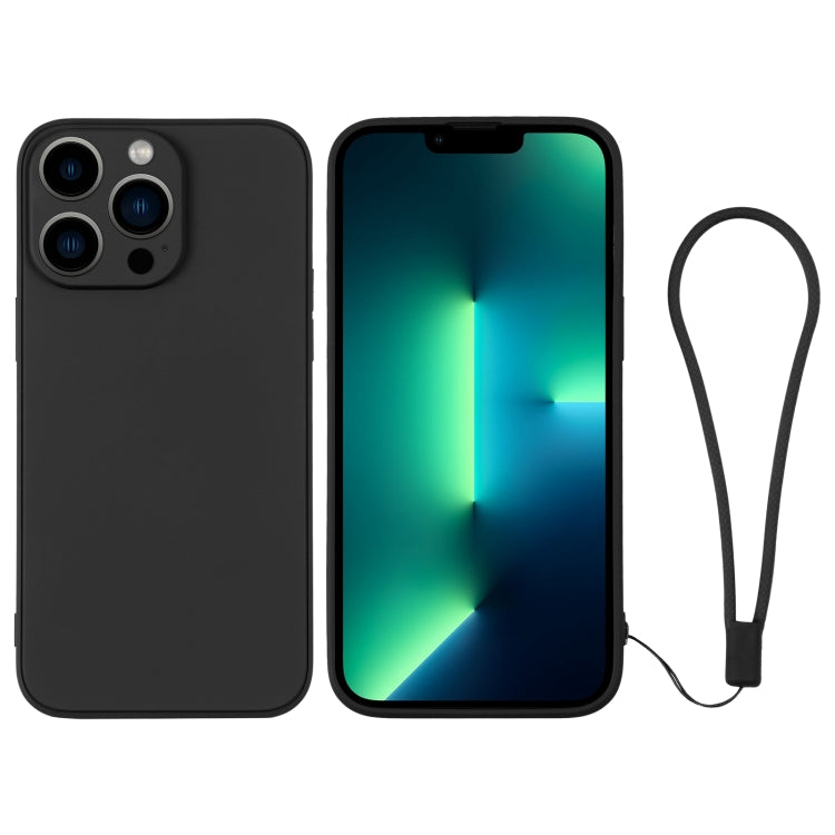 Custodia per telefono in silicone con cinturino da polso, For iPhone 13 Pro, For iPhone 13 Pro Max