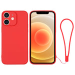 Custodia per telefono in silicone con cinturino da polso, For iPhone 12 mini, For iPhone 12