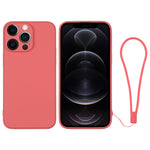 Custodia per telefono in silicone con cinturino da polso, For iPhone 12 Pro, For iPhone 12 Pro Max