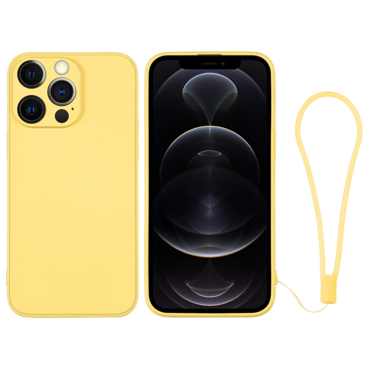 Custodia per telefono in silicone con cinturino da polso, For iPhone 12 Pro, For iPhone 12 Pro Max