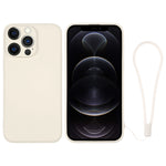 Custodia per telefono in silicone con cinturino da polso, For iPhone 12 Pro, For iPhone 12 Pro Max