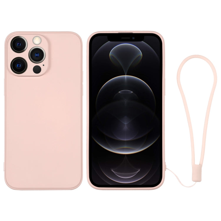 Custodia per telefono in silicone con cinturino da polso, For iPhone 12 Pro, For iPhone 12 Pro Max