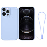 Custodia per telefono in silicone con cinturino da polso, For iPhone 12 Pro, For iPhone 12 Pro Max