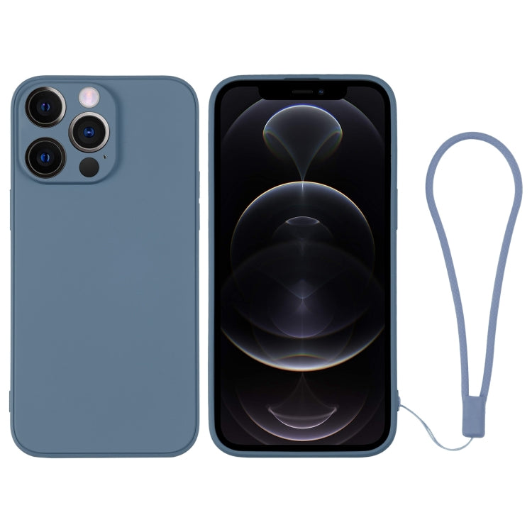 Custodia per telefono in silicone con cinturino da polso, For iPhone 12 Pro, For iPhone 12 Pro Max