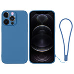 Custodia per telefono in silicone con cinturino da polso, For iPhone 12 Pro, For iPhone 12 Pro Max