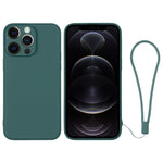 Custodia per telefono in silicone con cinturino da polso, For iPhone 12 Pro, For iPhone 12 Pro Max