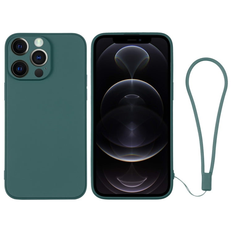 Custodia per telefono in silicone con cinturino da polso, For iPhone 12 Pro, For iPhone 12 Pro Max
