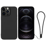 Custodia per telefono in silicone con cinturino da polso, For iPhone 12 Pro, For iPhone 12 Pro Max