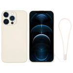 Custodia per telefono in silicone con cinturino da polso, For iPhone 12 Pro, For iPhone 12 Pro Max