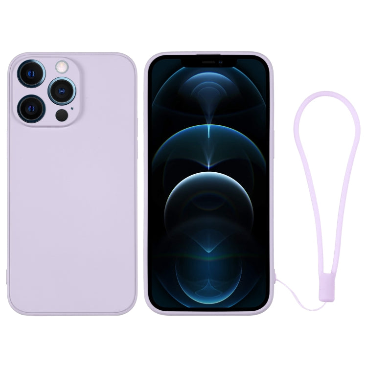 Custodia per telefono in silicone con cinturino da polso, For iPhone 12 Pro, For iPhone 12 Pro Max