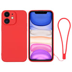 Custodia per telefono in silicone con cinturino da polso, For iPhone 11, For iPhone 11 Pro