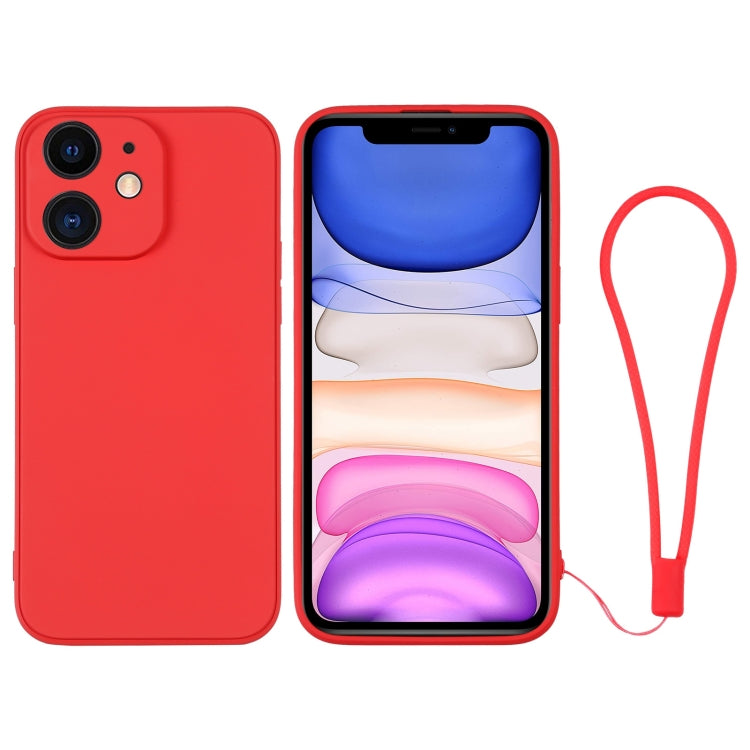 Custodia per telefono in silicone con cinturino da polso, For iPhone 11, For iPhone 11 Pro