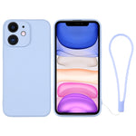 Custodia per telefono in silicone con cinturino da polso, For iPhone 11, For iPhone 11 Pro