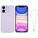 Custodia per telefono in silicone con cinturino da polso, For iPhone 11, For iPhone 11 Pro