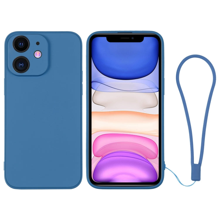 Custodia per telefono in silicone con cinturino da polso, For iPhone 11, For iPhone 11 Pro