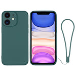 Custodia per telefono in silicone con cinturino da polso, For iPhone 11, For iPhone 11 Pro