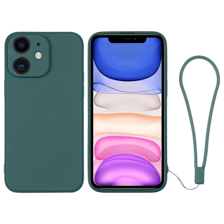 Custodia per telefono in silicone con cinturino da polso, For iPhone 11, For iPhone 11 Pro