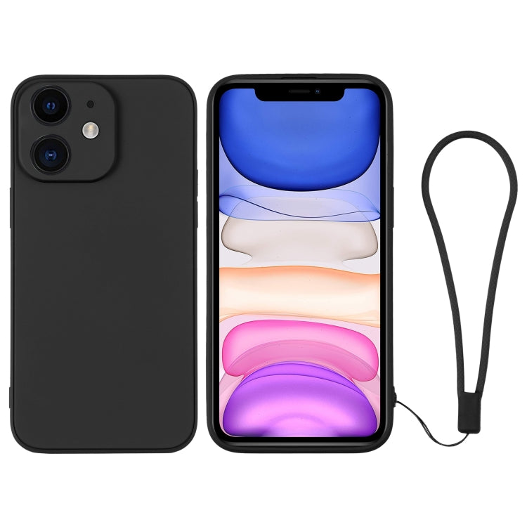 Custodia per telefono in silicone con cinturino da polso, For iPhone 11, For iPhone 11 Pro