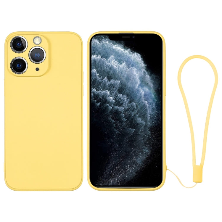 Custodia per telefono in silicone con cinturino da polso, For iPhone 11, For iPhone 11 Pro