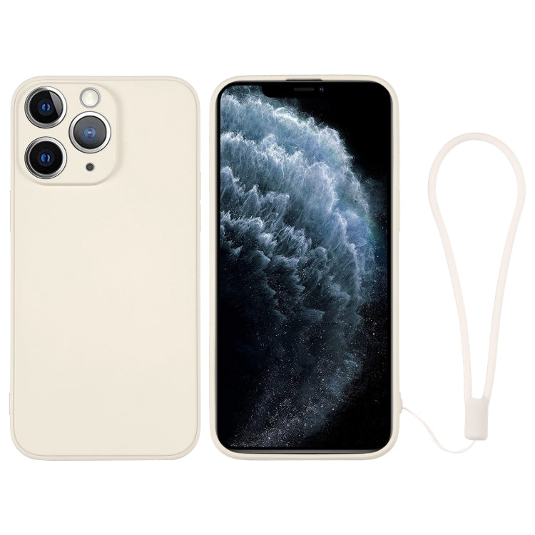 Custodia per telefono in silicone con cinturino da polso, For iPhone 11, For iPhone 11 Pro